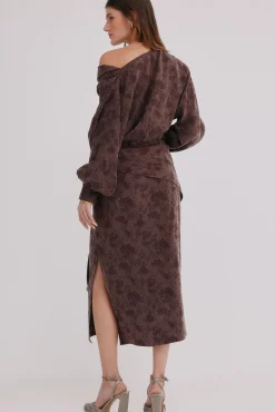 Agatha. Vestido jacquard