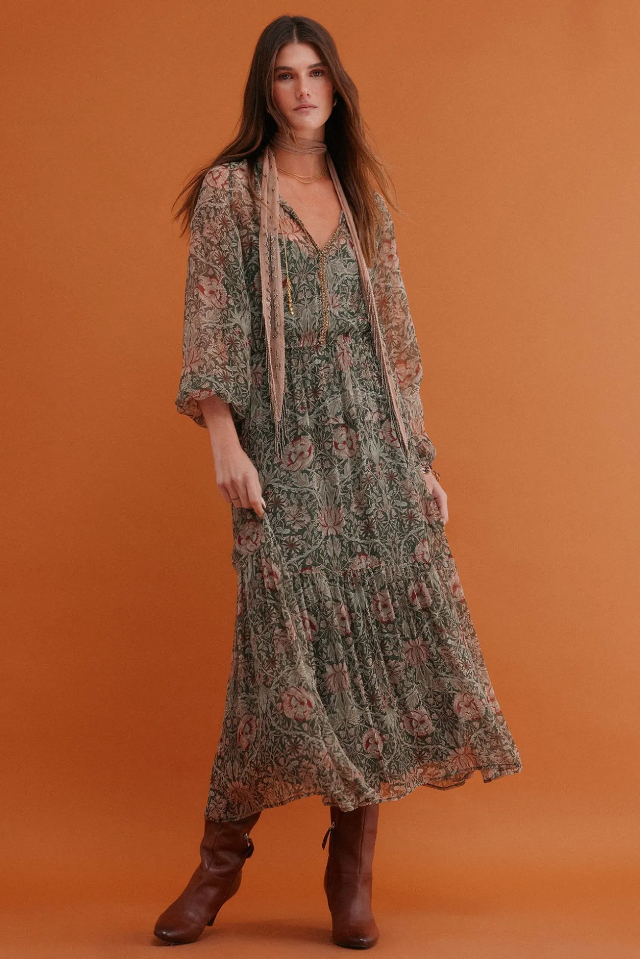 Aina. Vestido estampado