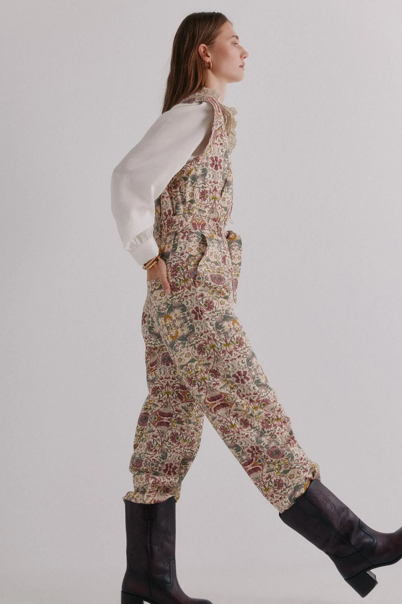 Aurélia. Macacão estampado