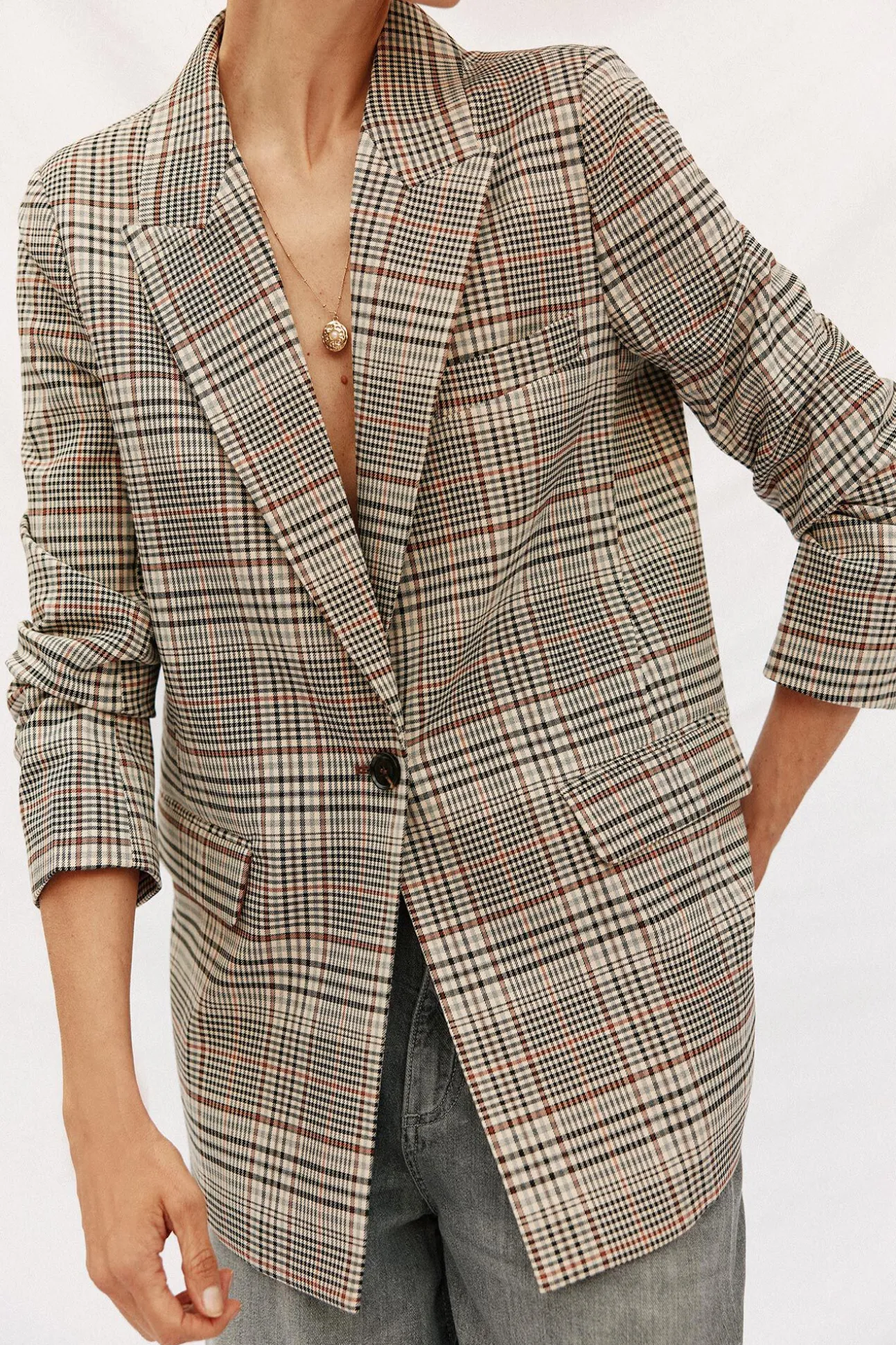 Blazer aos quadrados