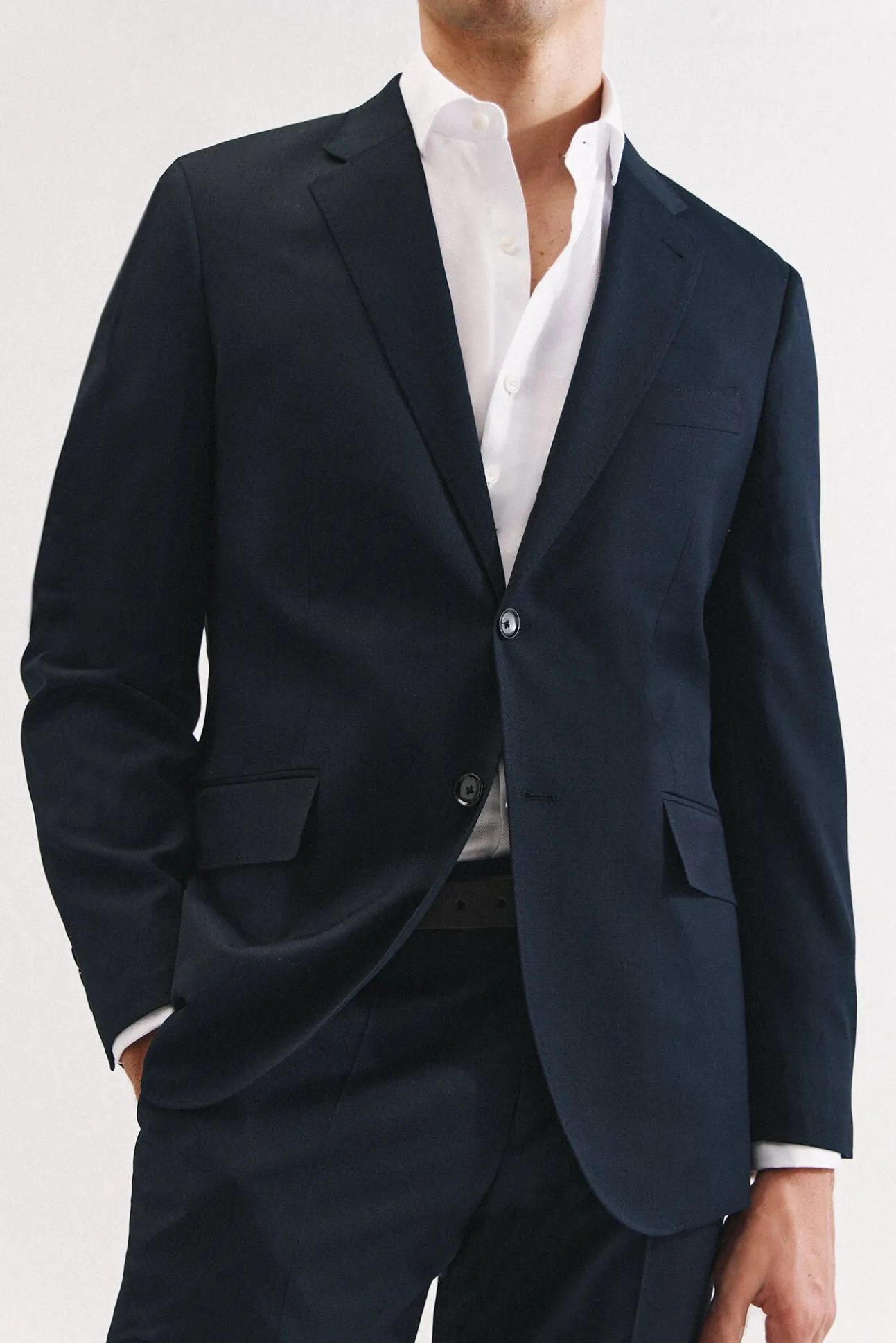 Blazer azul-marinho slim fit
