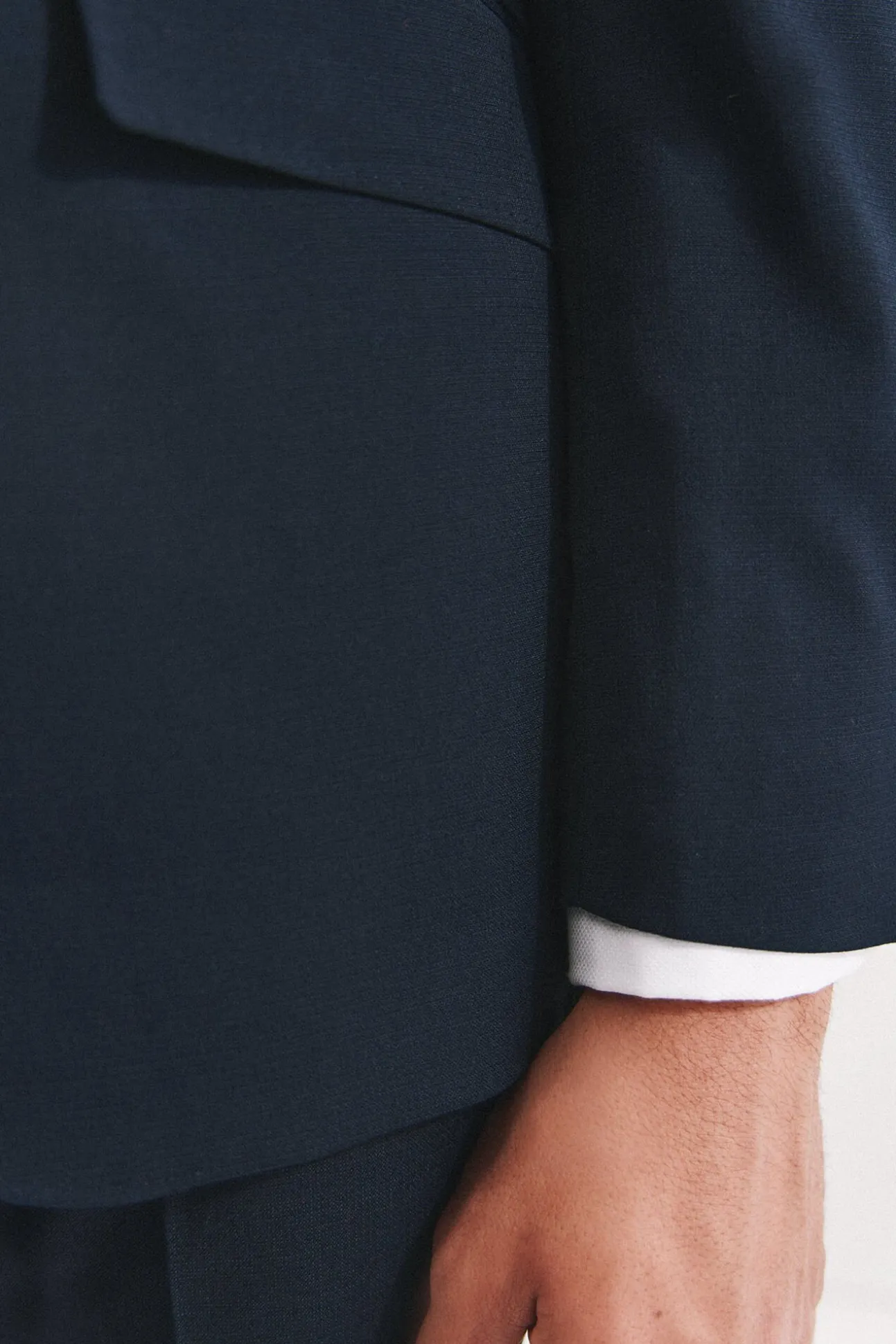 Blazer azul-marinho slim fit