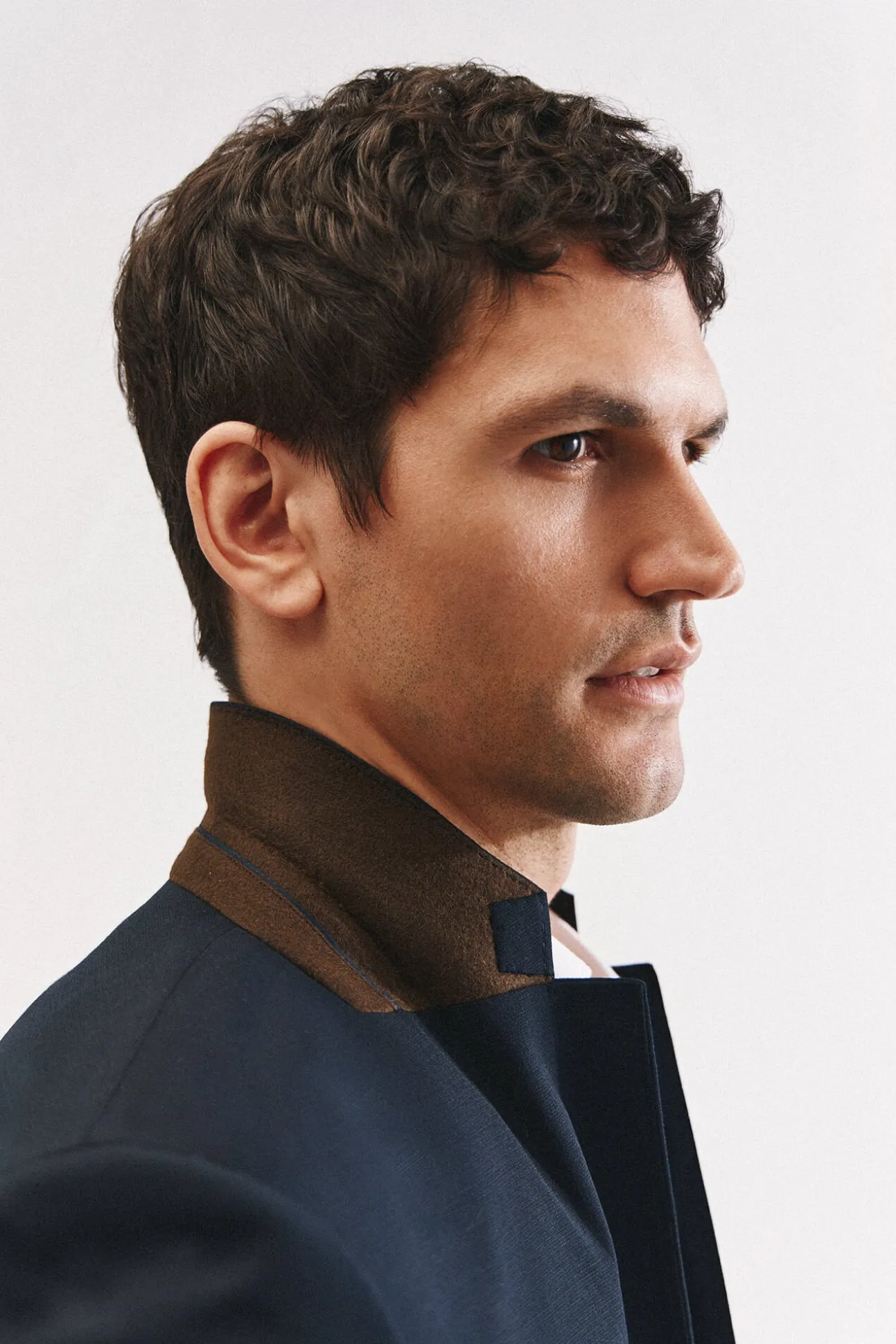 Blazer azul-marinho slim fit