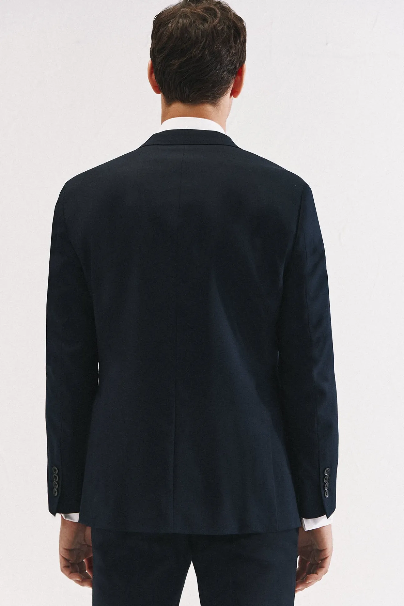 Blazer azul-marinho slim fit