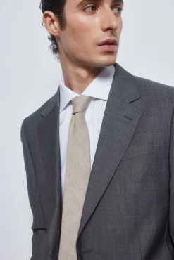 Blazer cinzento bi-stretch slim
