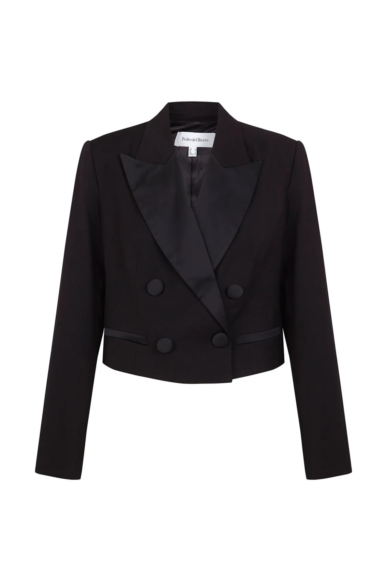 Blazer curto preto