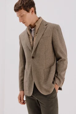 Blazer de lã com vistas removíveis