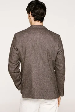 Blazer de lã slim fit