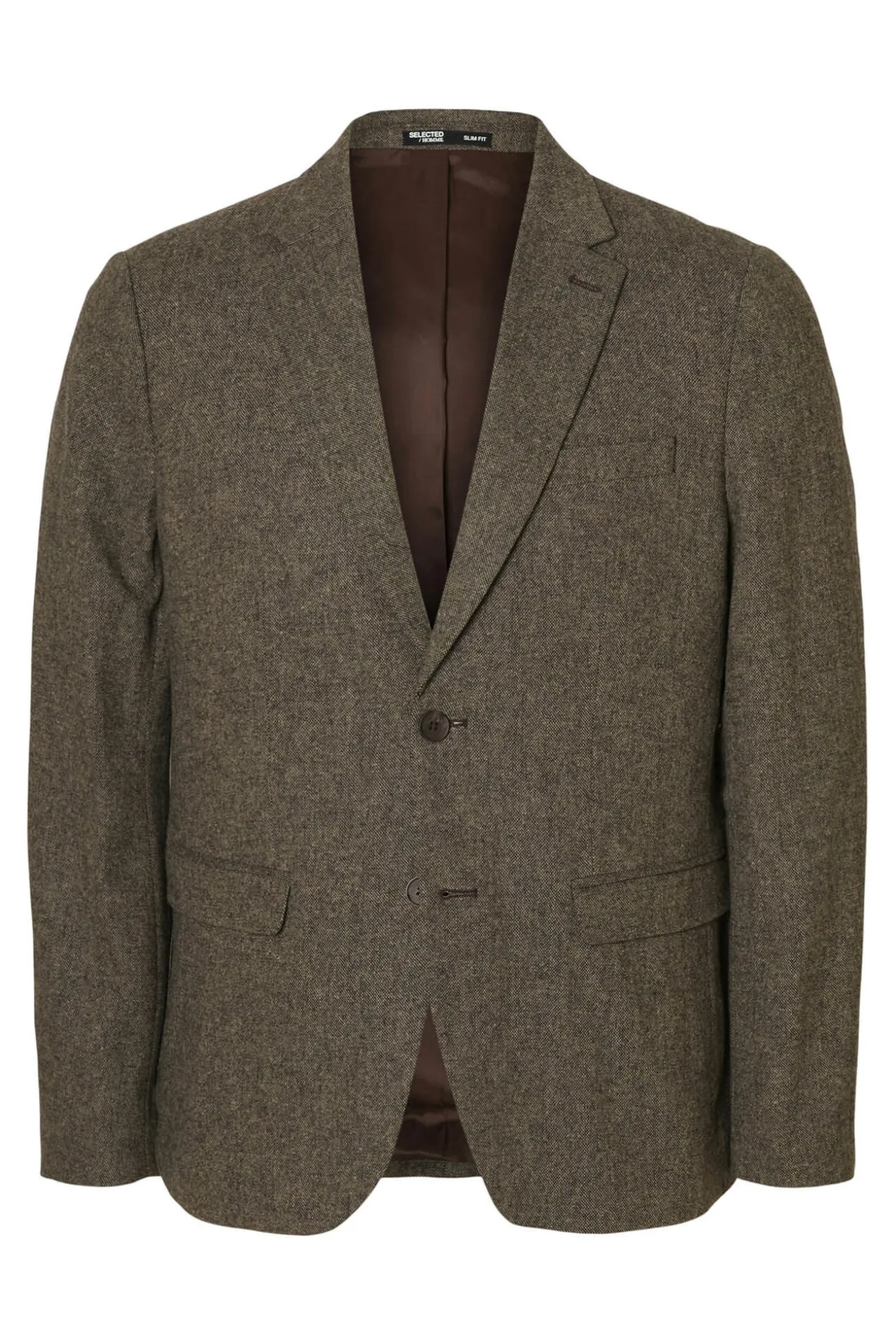 Blazer de lã slim fit