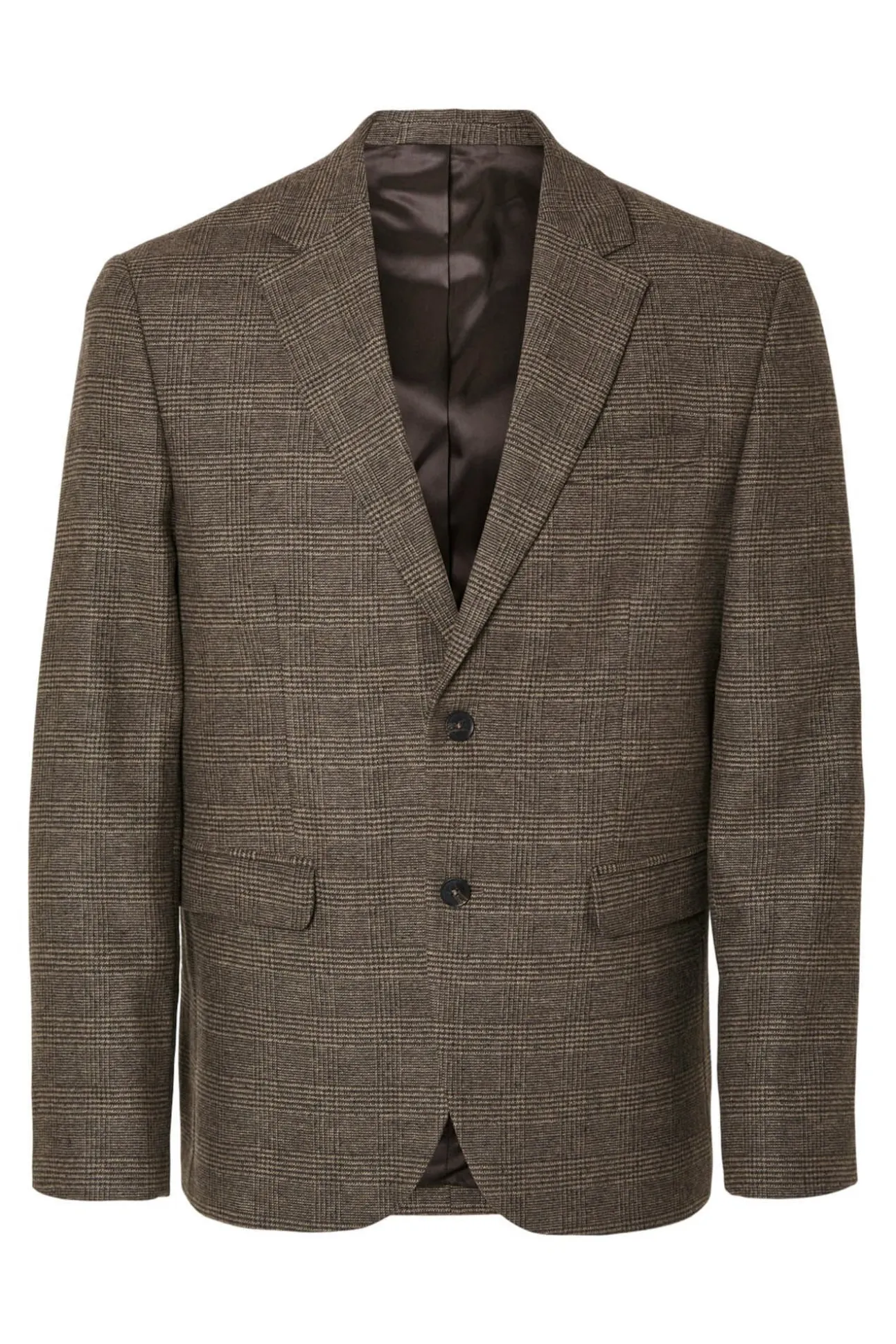 Blazer de lã slim fit