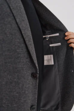 Blazer de malha pied-de-poule