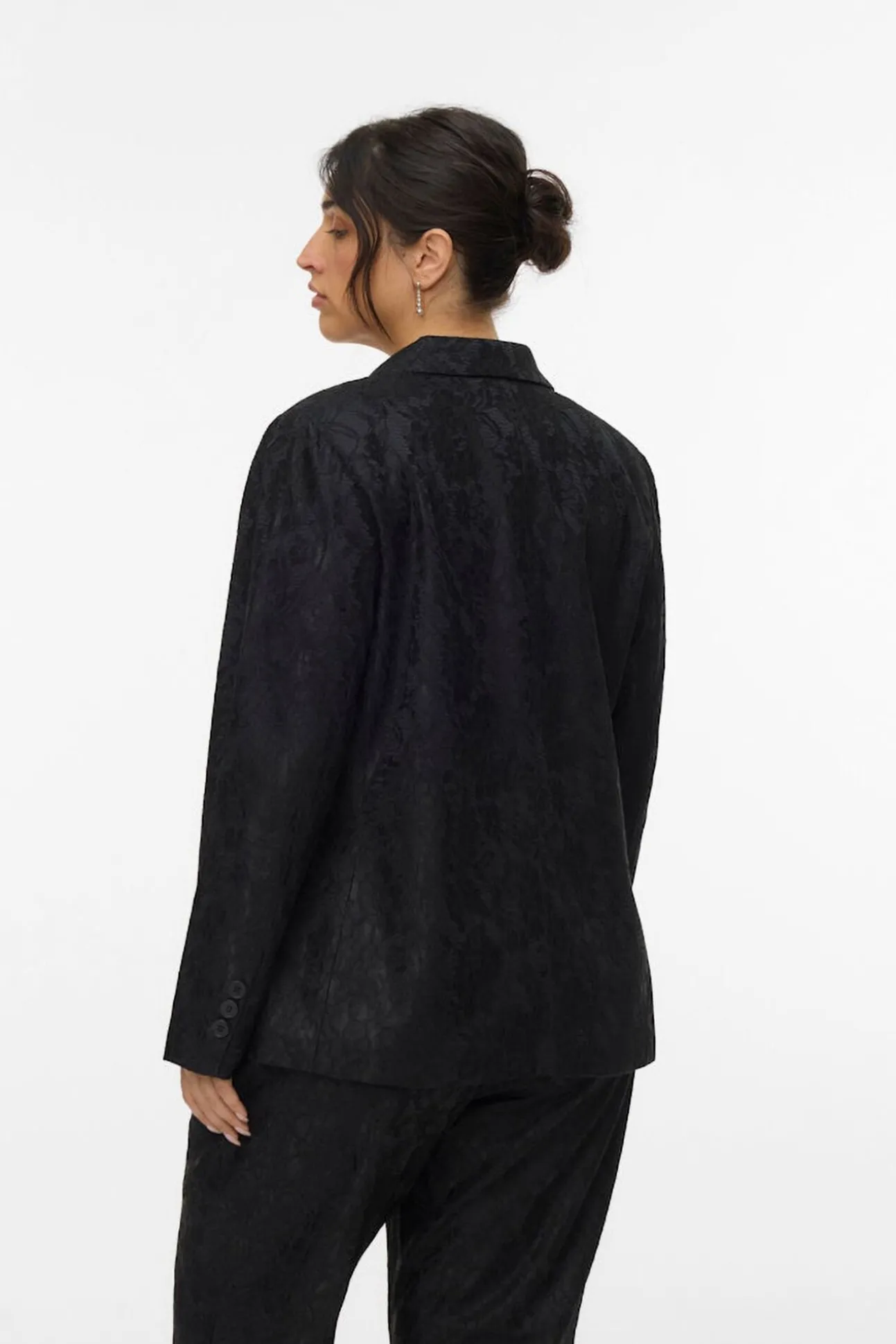 Blazer de renda plus size
