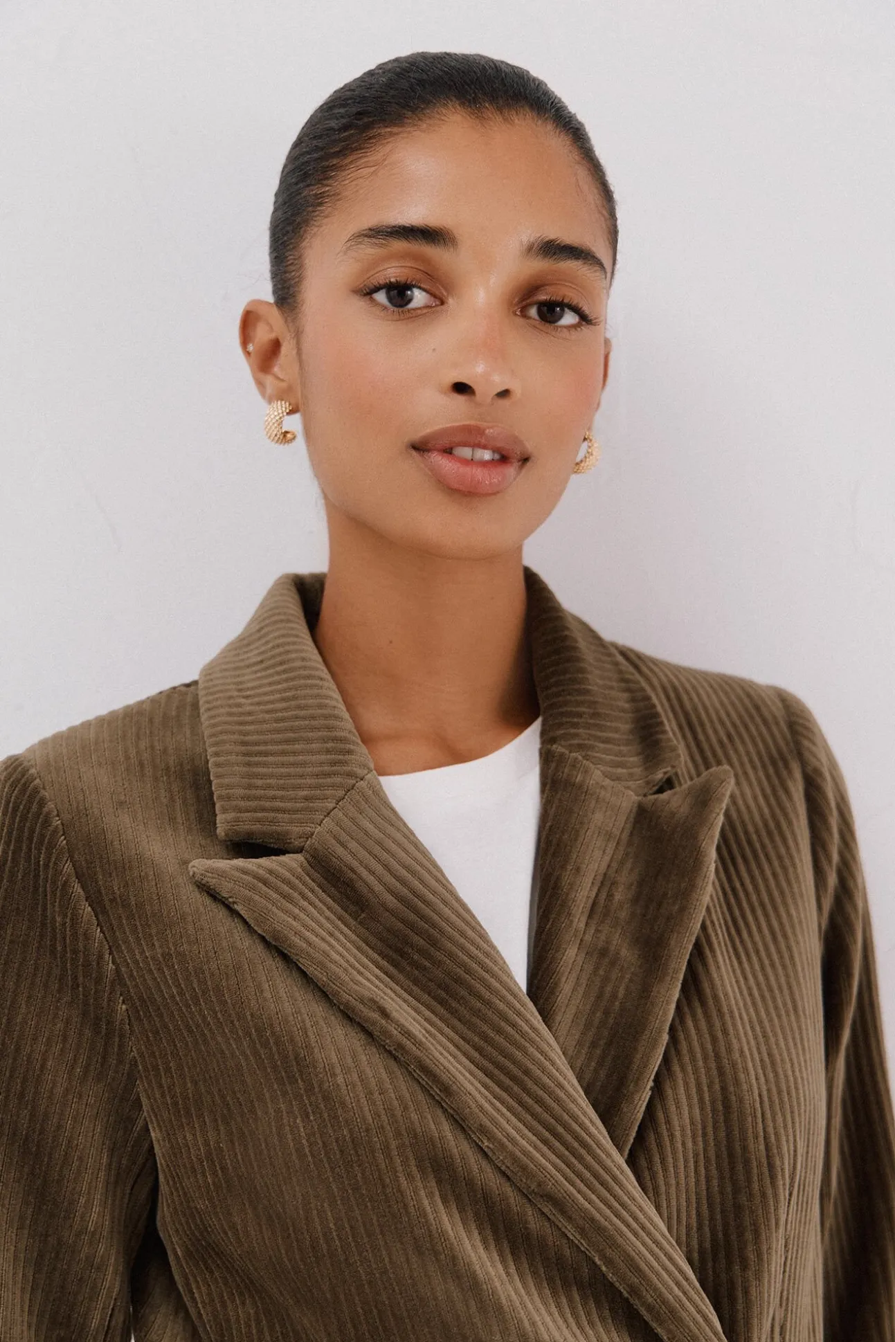 Blazer feminino de veludo