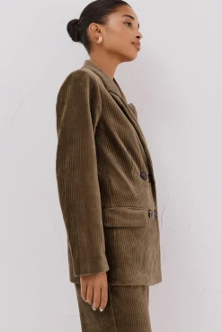 Blazer feminino de veludo