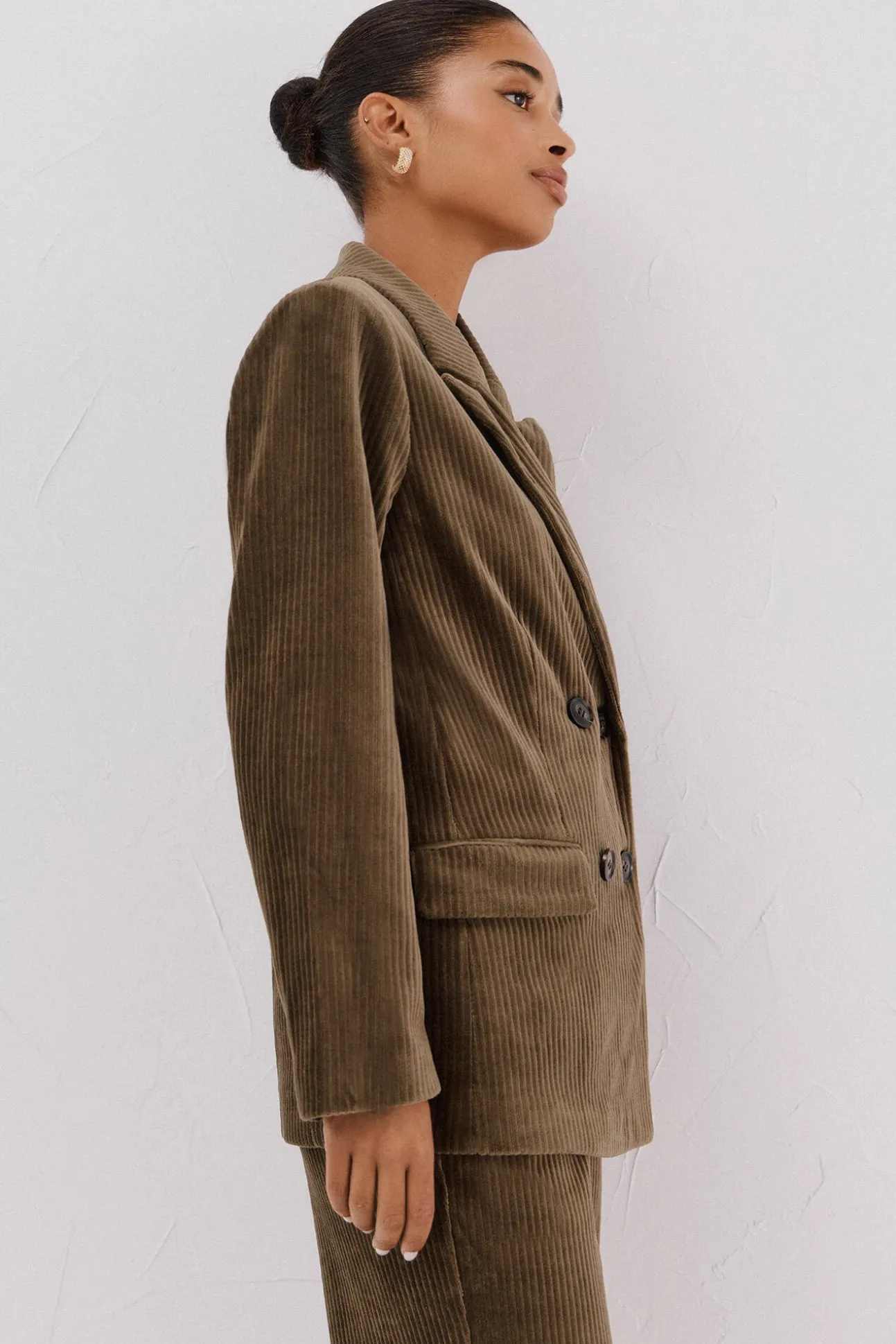 Blazer feminino de veludo