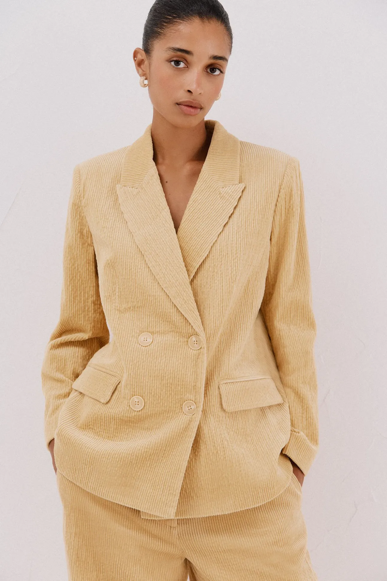 Blazer feminino de veludo