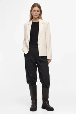 Blazer justo manga comprida