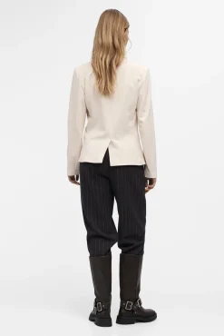 Blazer justo manga comprida
