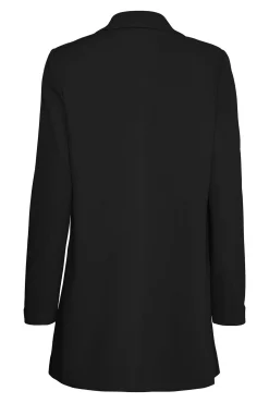 Blazer manga comprida com bolsos plus size
