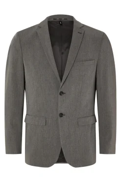 Blazer slim fit com bolsos.