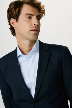 Blazer Slim Fit com lã