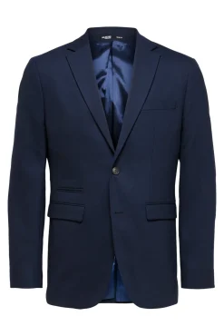 Blazer Slim Fit com lã