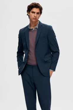 Blazer Slim Fit estilo malha confecionado com Lenzing Ecovero