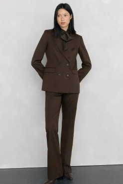 Blazer trespassado chocolate