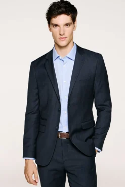 Blazer xadrez slim fit