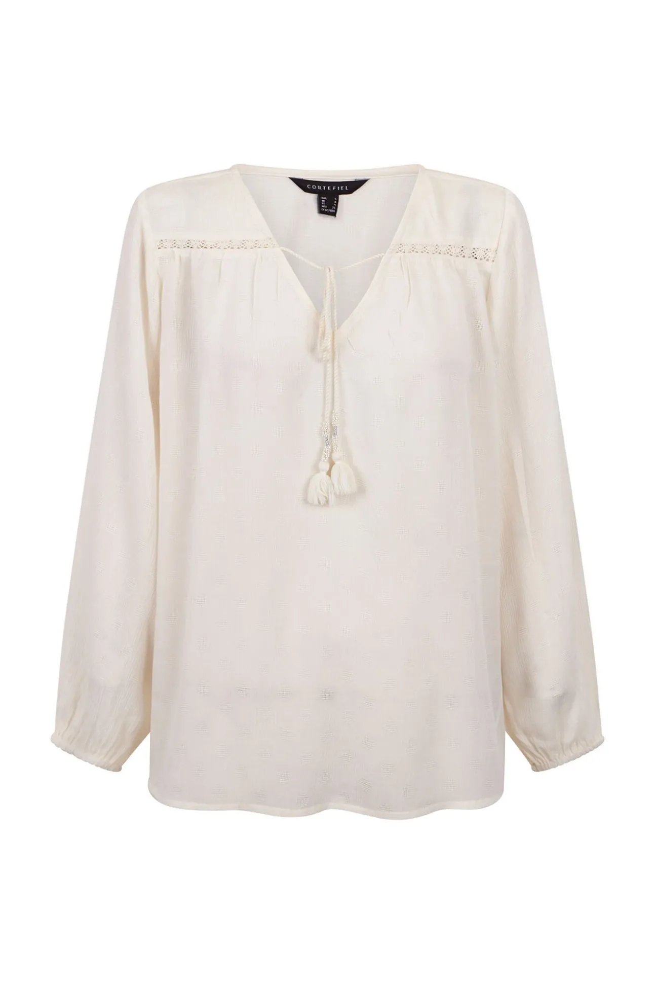 Blusa com borlas