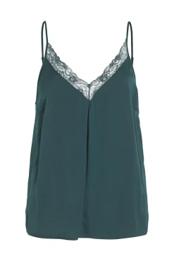 Blusa de alças ajustáveis fluida