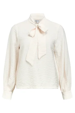 Blusa de laço de viscose