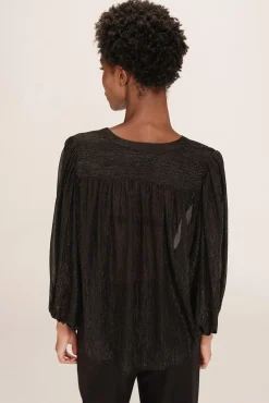 blusa de lurex