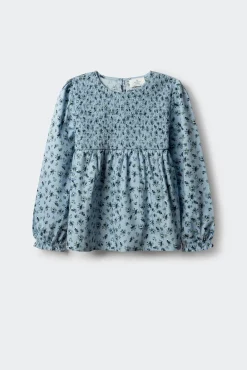 Blusa de manga comprida para menina