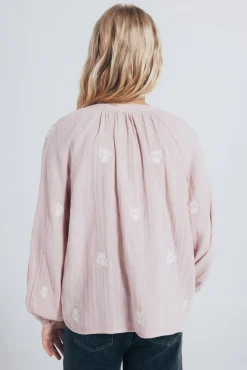 Blusa de manga comprida para menina