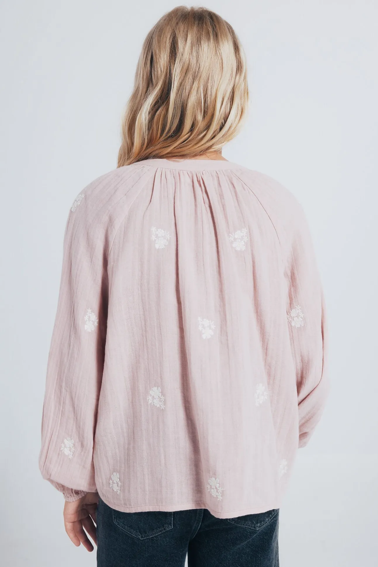 Blusa de manga comprida para menina