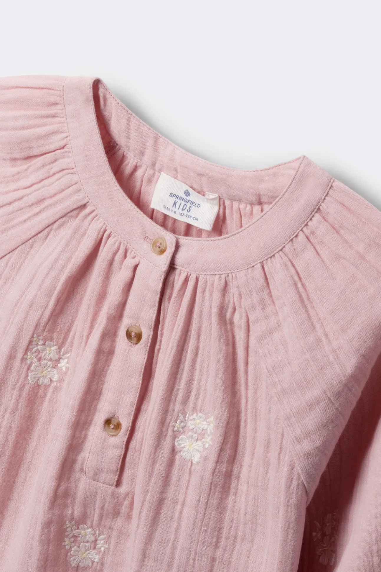 Blusa de manga comprida para menina