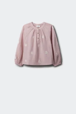 Blusa de manga comprida para menina