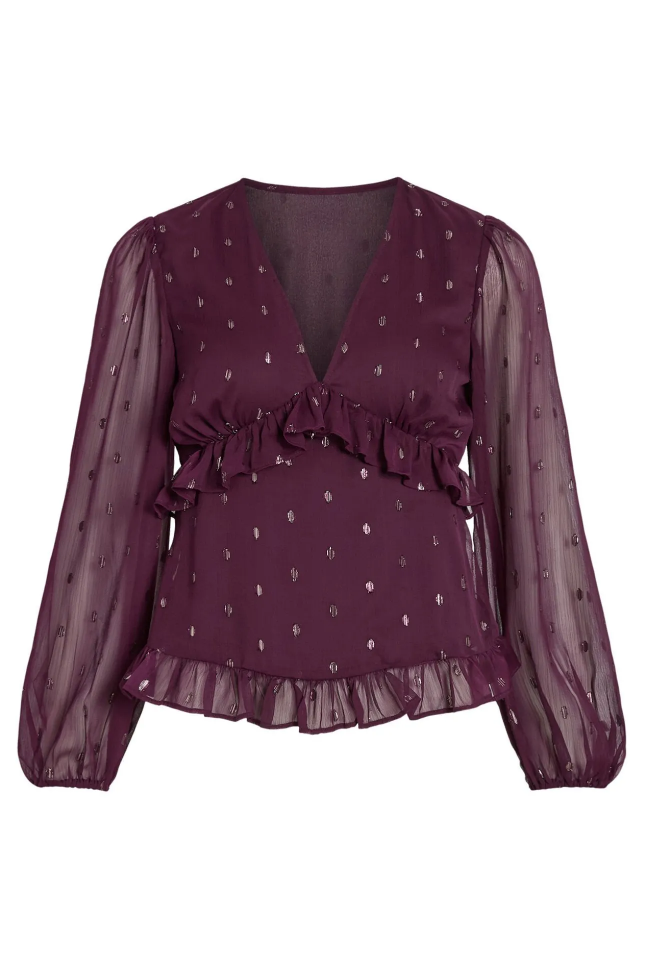 Blusa de manga de manga comprida