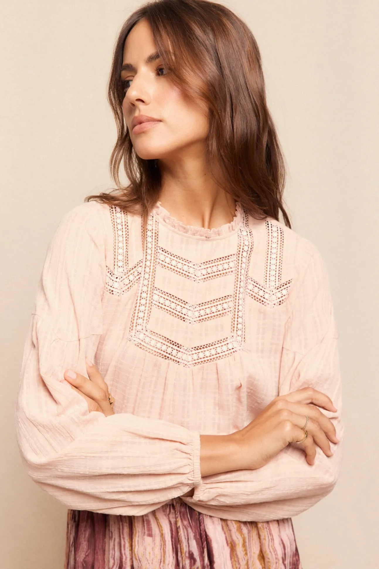 Blusa de renda