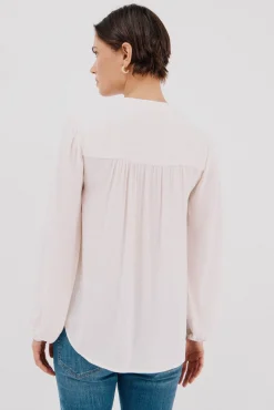 Blusa de satin fluido