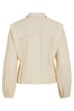 Blusa de viscose com detalhes em lurex