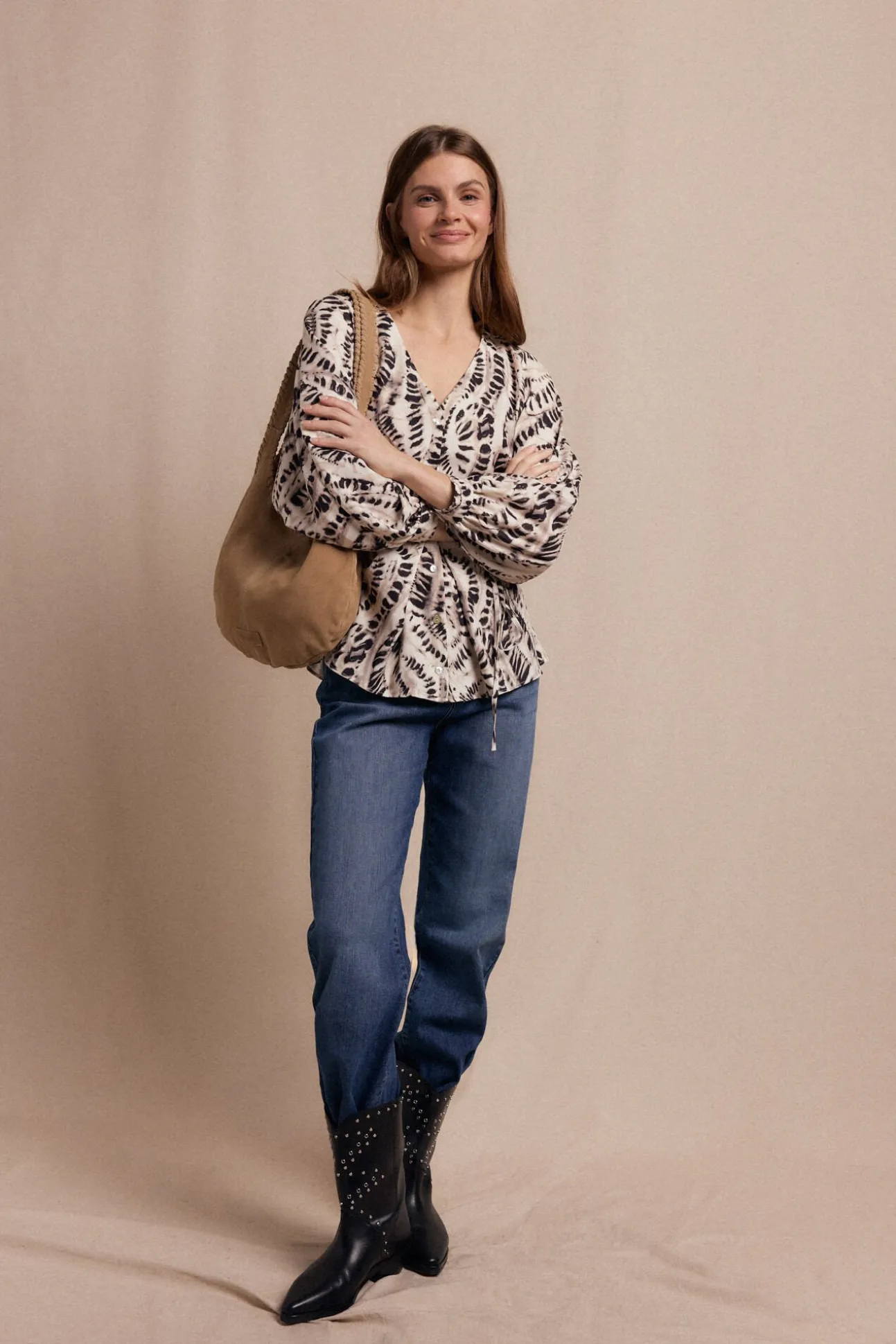 Blusa estampada