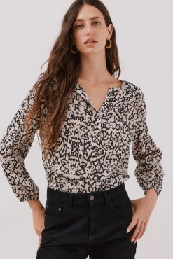 Blusa gola redonda