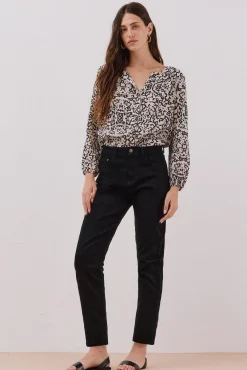 Blusa gola redonda