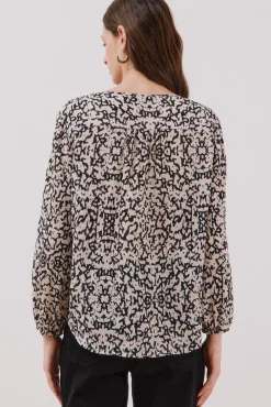 Blusa gola redonda