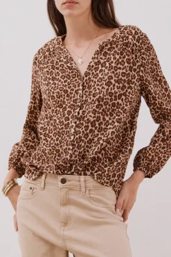 Blusa gola redonda