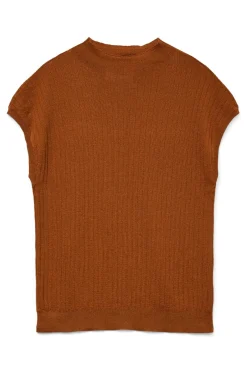 Blusa manga com gola alta