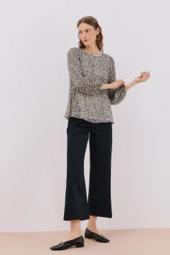 Blusa plissada