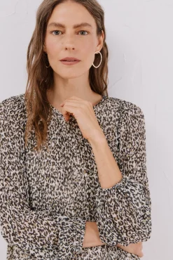 Blusa plissada